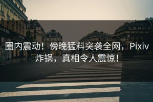 圈内震动！傍晚猛料突袭全网，Pixiv炸锅，真相令人震惊！