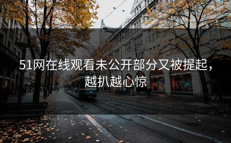 51网在线观看未公开部分又被提起，越扒越心惊